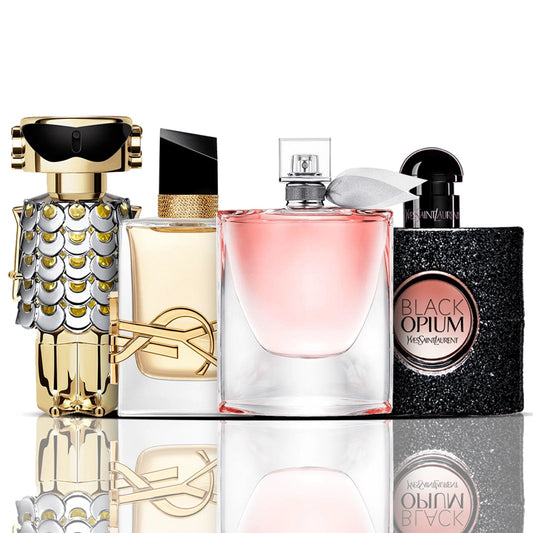 Комплект от 4 парфюма | Libre + La Vie Est Belle + Black Opium + Fame 100 ml