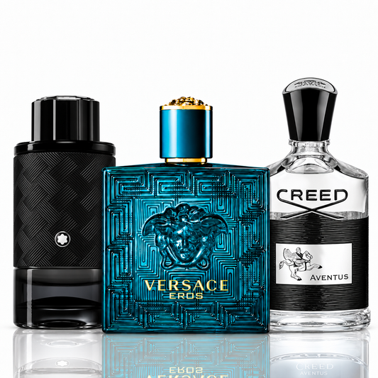 Комплект от 3 парфюма | Explorer Extreme Montblanc, Eros Versace, Aventus Creed – 100ml