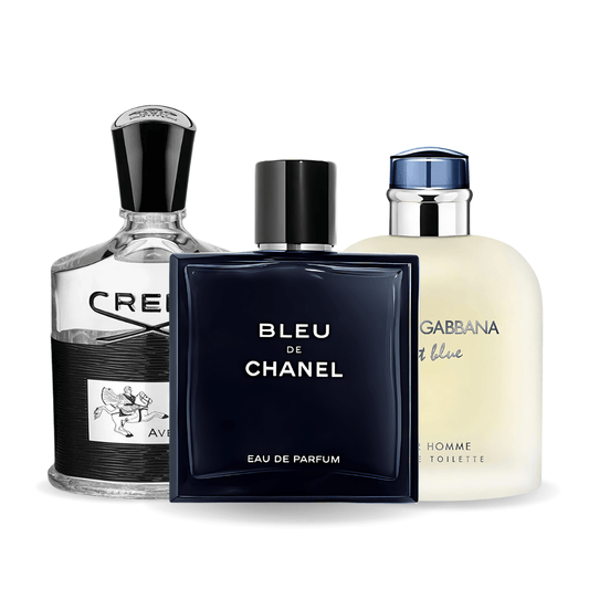 Комплект от 3 парфюма | Bleu de Chanel, Creed Aventus, Light Blue Dolce Gabbana 100 ml