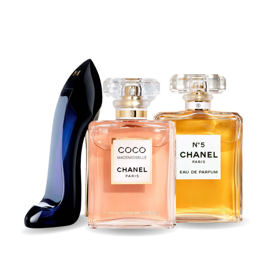 Комплект от 3 парфюма | GOOD GIRL, COCO MADEMOISELLE, Chanel Nº5 100 ml
