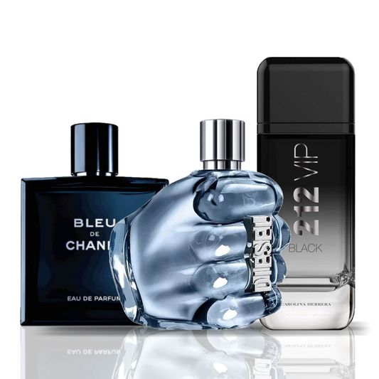 Комплект от 3 парфюма | Bleu de Chanel + Diesel Only The Brave + 212 VIP Black