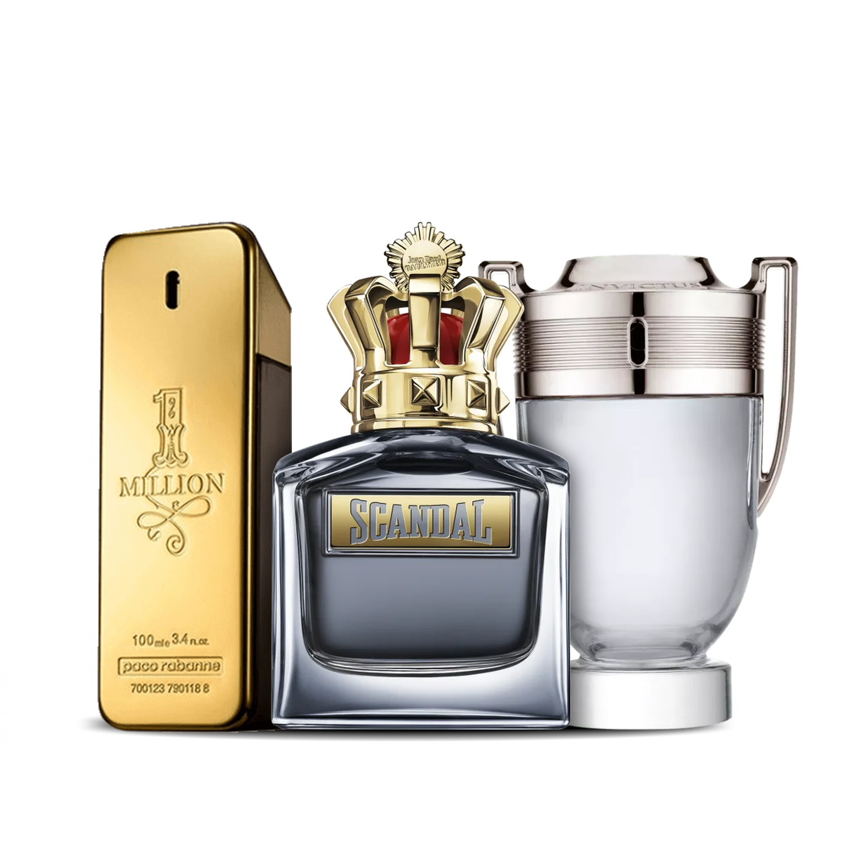 Комплект от 3 парфюма | Invictus + Scandal Men + One Million 100 ml
