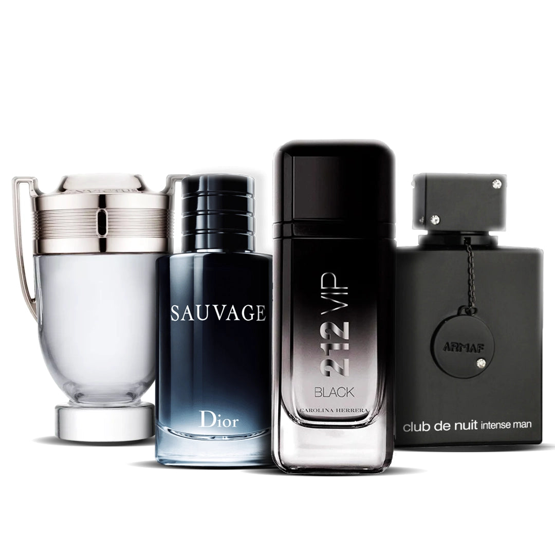 Комплект от 4 парфюма | One Million Royal + 212 VIP Men + Sauvage Dior + Versace Eros 100 ml