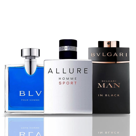 Комплект от 3 парфюма | BLV + Allure Homme Sport + Bulgari Man in Black 100 ml