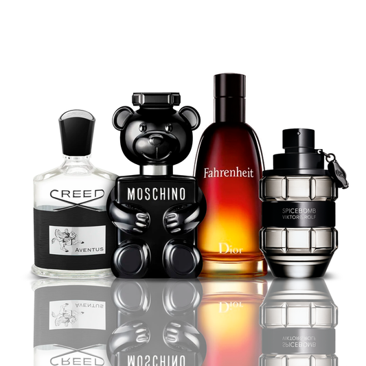 Комплект от 4 парфюма | Creed Aventus + Fahrenheit + SpiceBomb + Toy Boy Moschino 100 ml